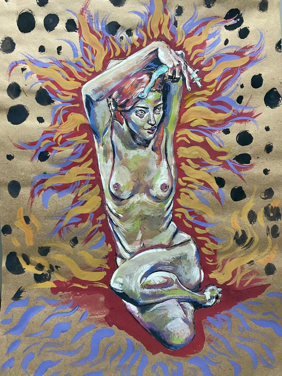 Figurative work by Zalvador Pineda