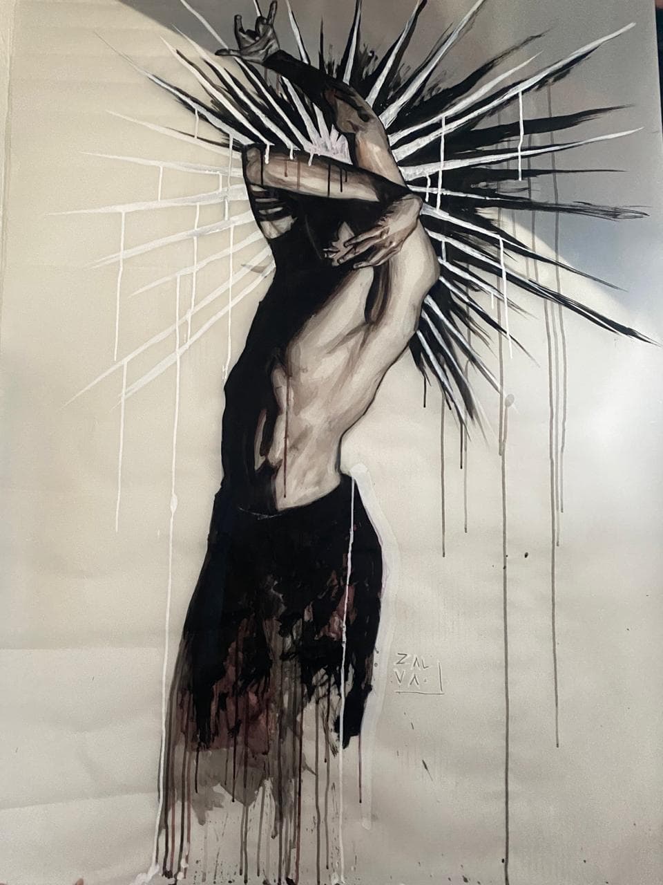 Oil painting by Zalvador Pineda